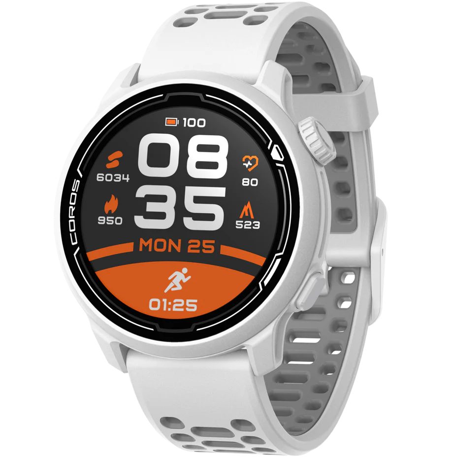 Montre Coros PACE 2 Silicone GPS Sport France Blanche | QET-6570417